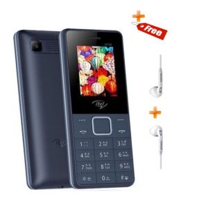 Itel It 2160 - Dual SIM - Dark Blue PLUS EARPHONES